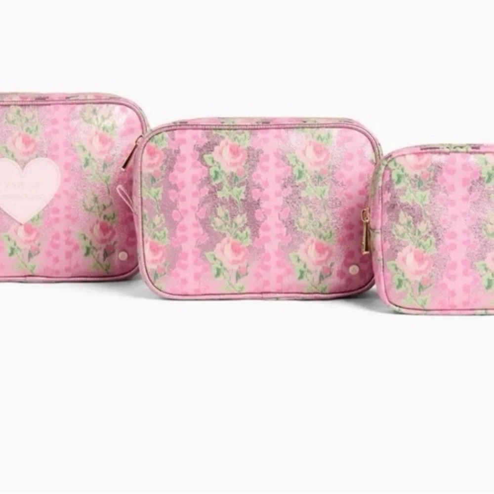 LoveShackFancy Pink Floral Storage Set